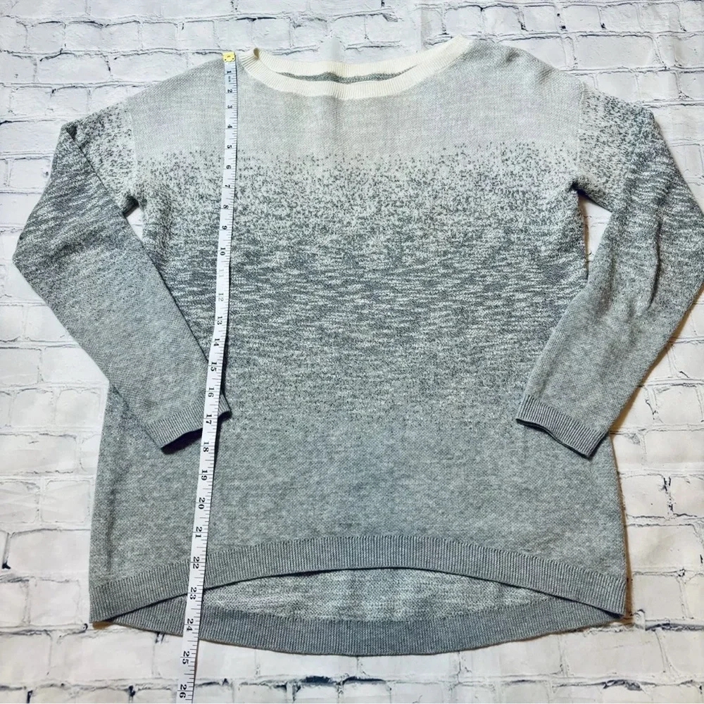 Lou & Grey Ombre Gradient Cotton Blend Sweater Women's Size XS - Picture 9 of 11